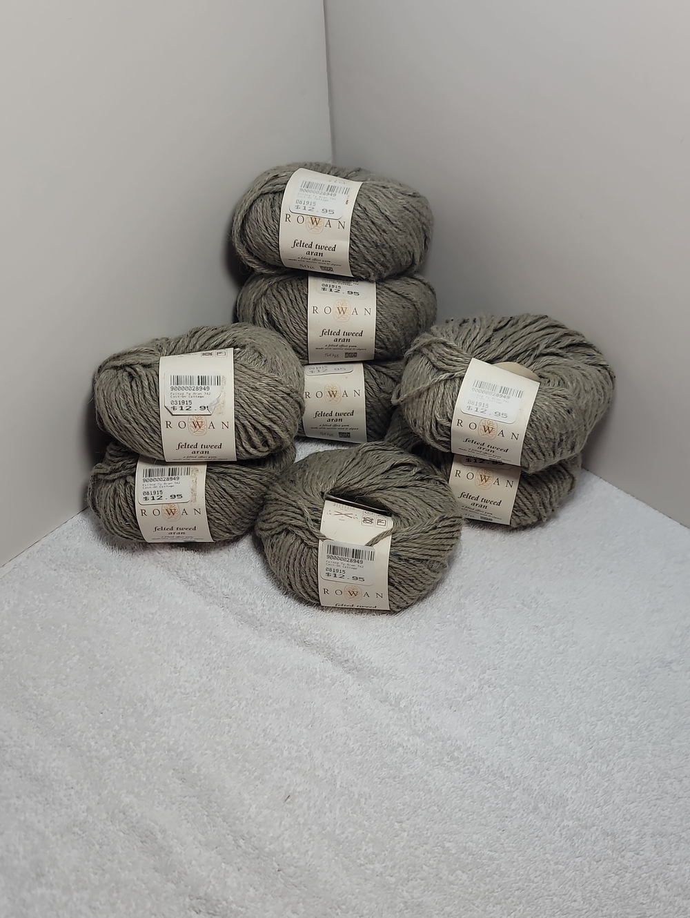 Rowan Felted Tweed Yarn Aran - Taupe 8 Balls - NWT